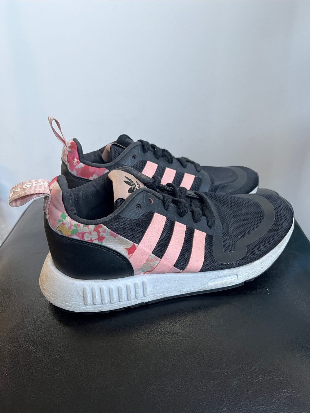 Adidas Black & Pink Running Sneakers - Picture 13 of 16